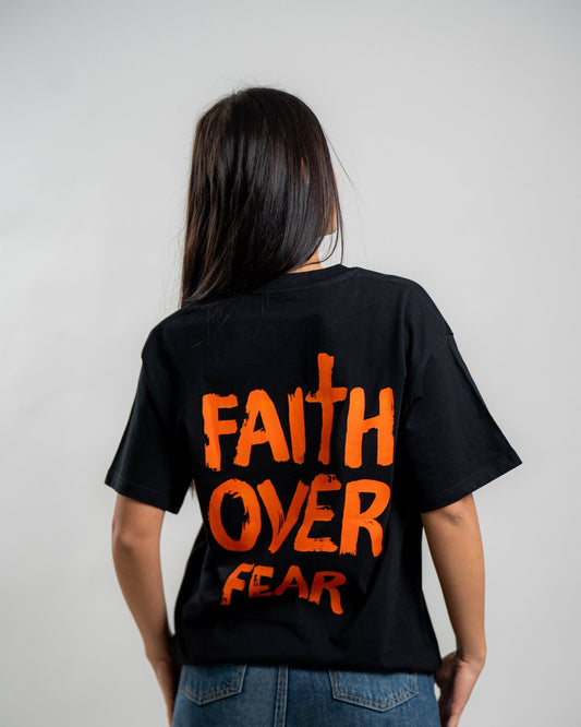 Faith Over Fear – Oversize T-shirt - Woman - Lord Inspired