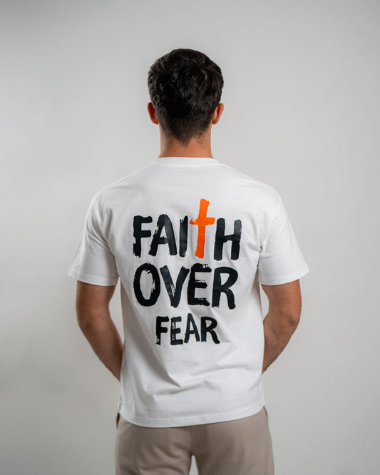 Faith Over Fear – Oversized T-shirt - Man - Lord Inspired
