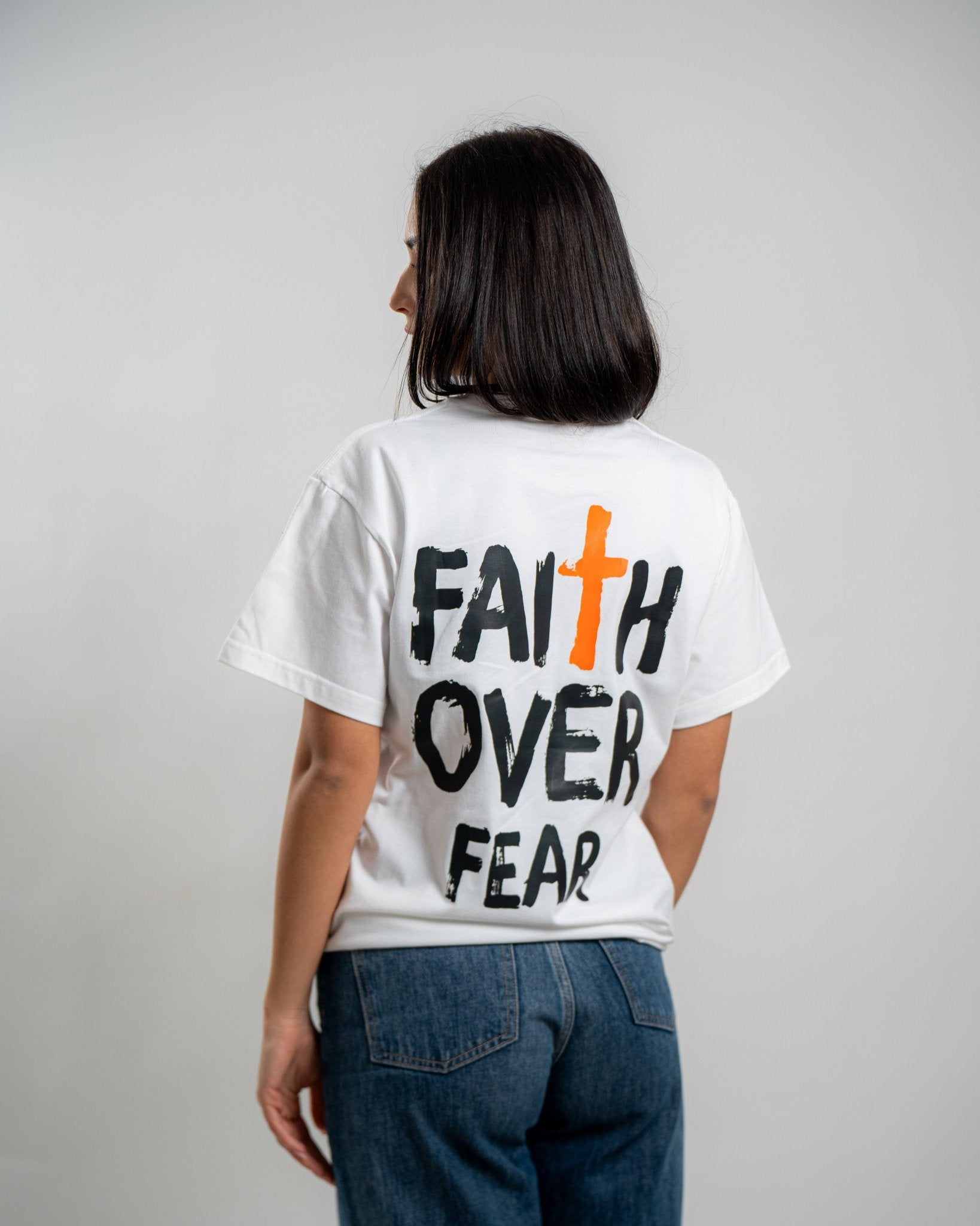 Faith Over Fear – Oversize T-shirt - Woman - Lord Inspired