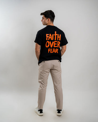 Faith Over Fear – Oversized T-shirt - Man - Lord Inspired