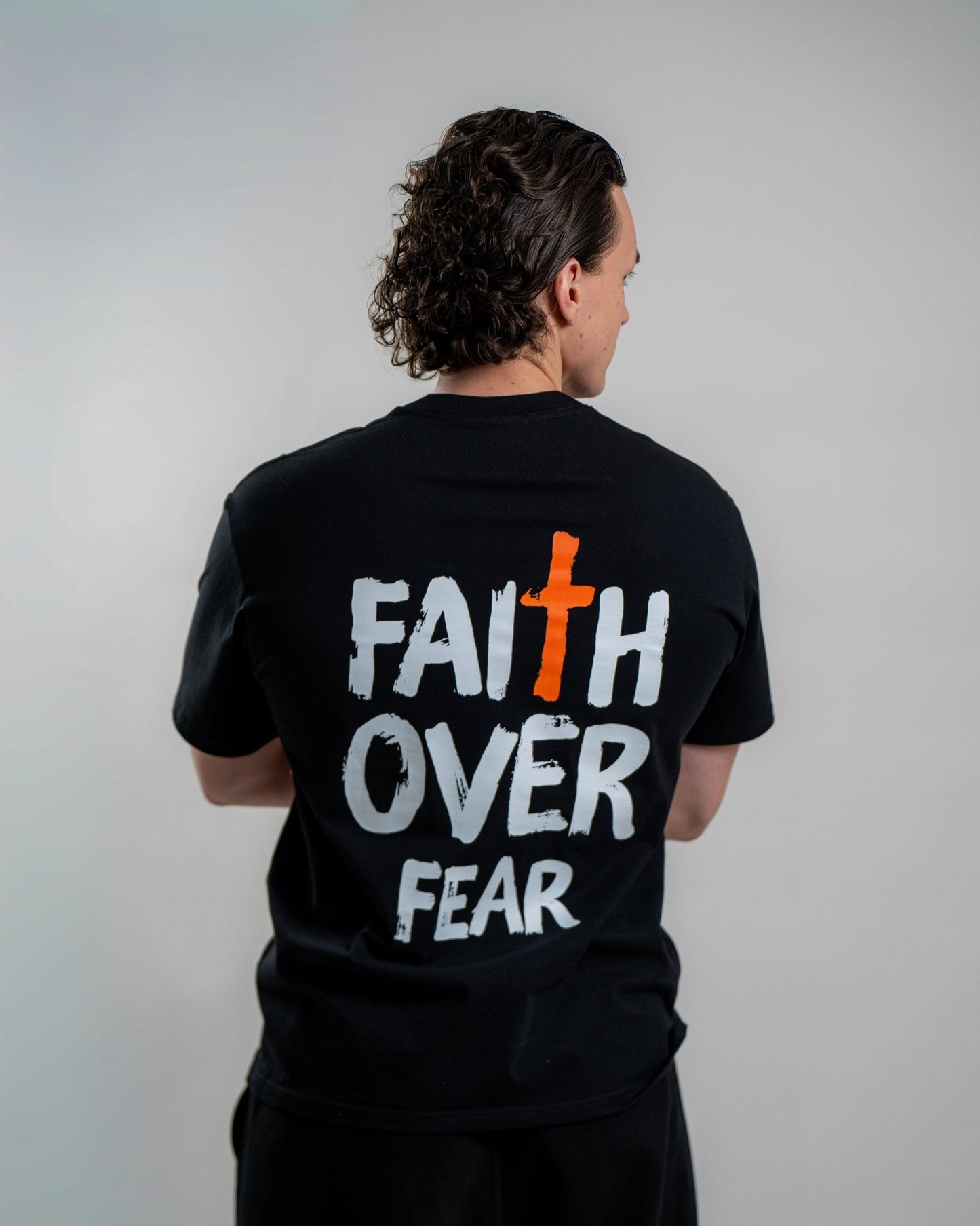 Faith Over Fear – Oversized T-shirt - Man - Lord Inspired