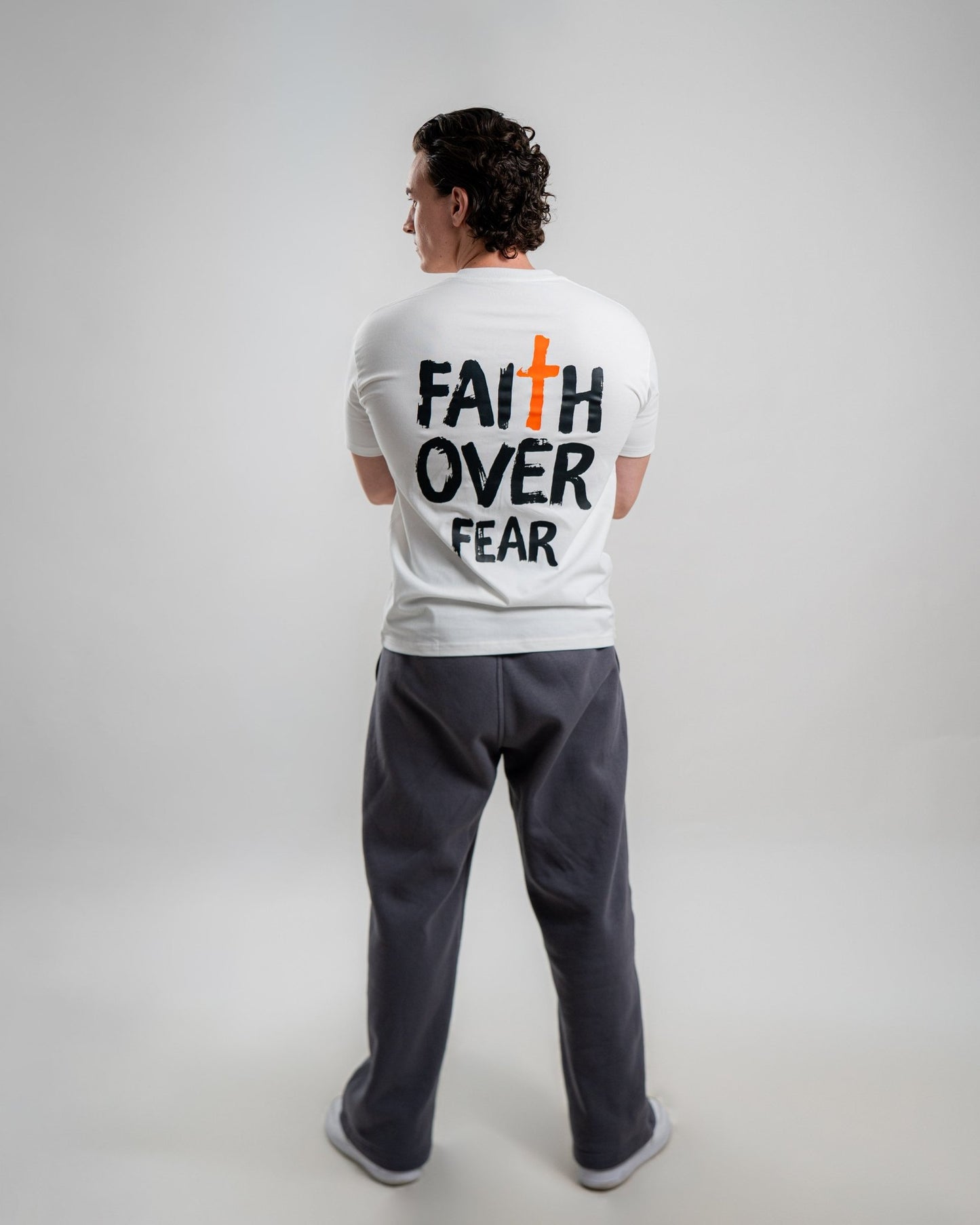 Faith Over Fear – Oversized T-shirt - Man - Lord Inspired