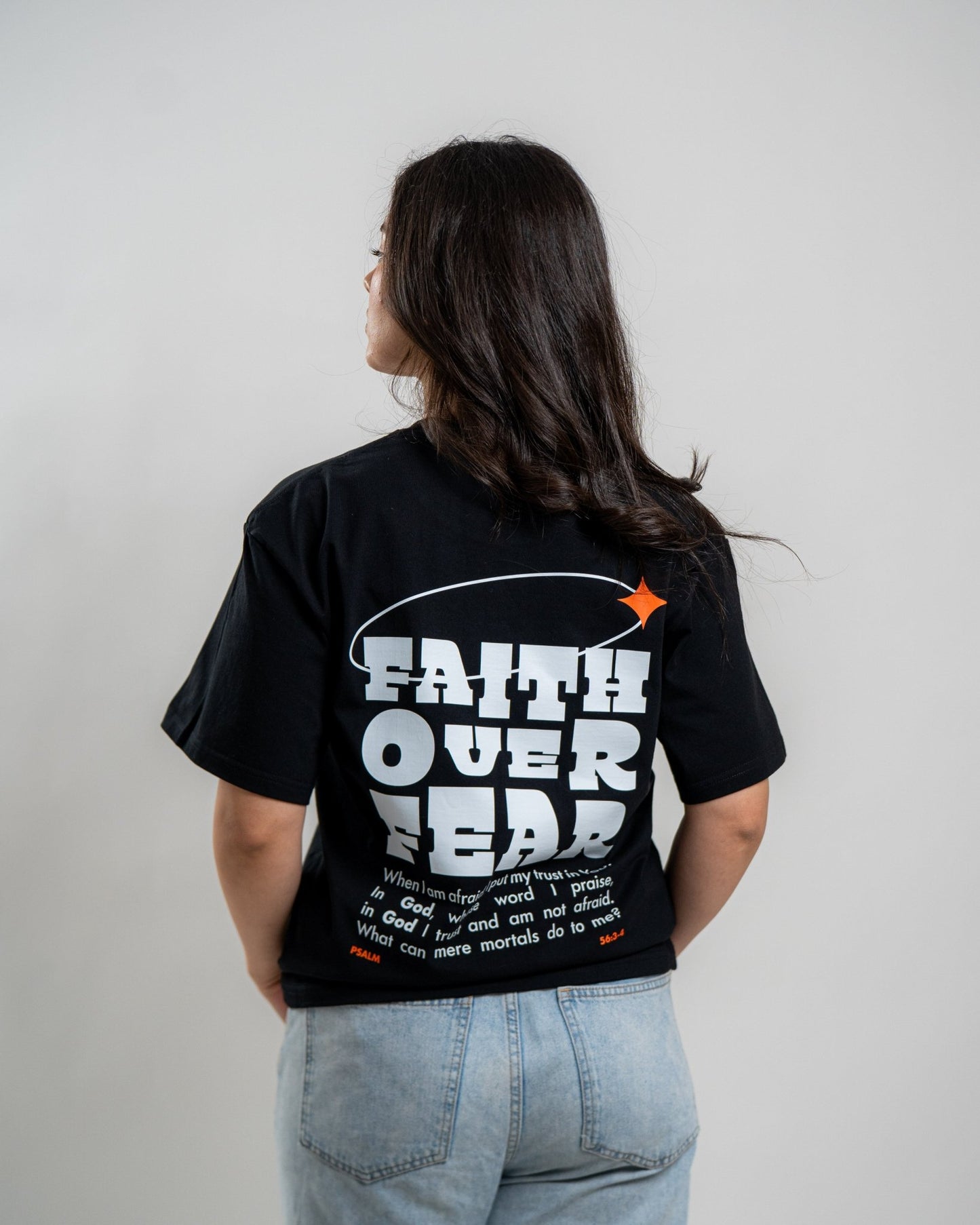 Psalm 56:3 - 4 – Oversized T-shirt - Woman - Lord Inspired