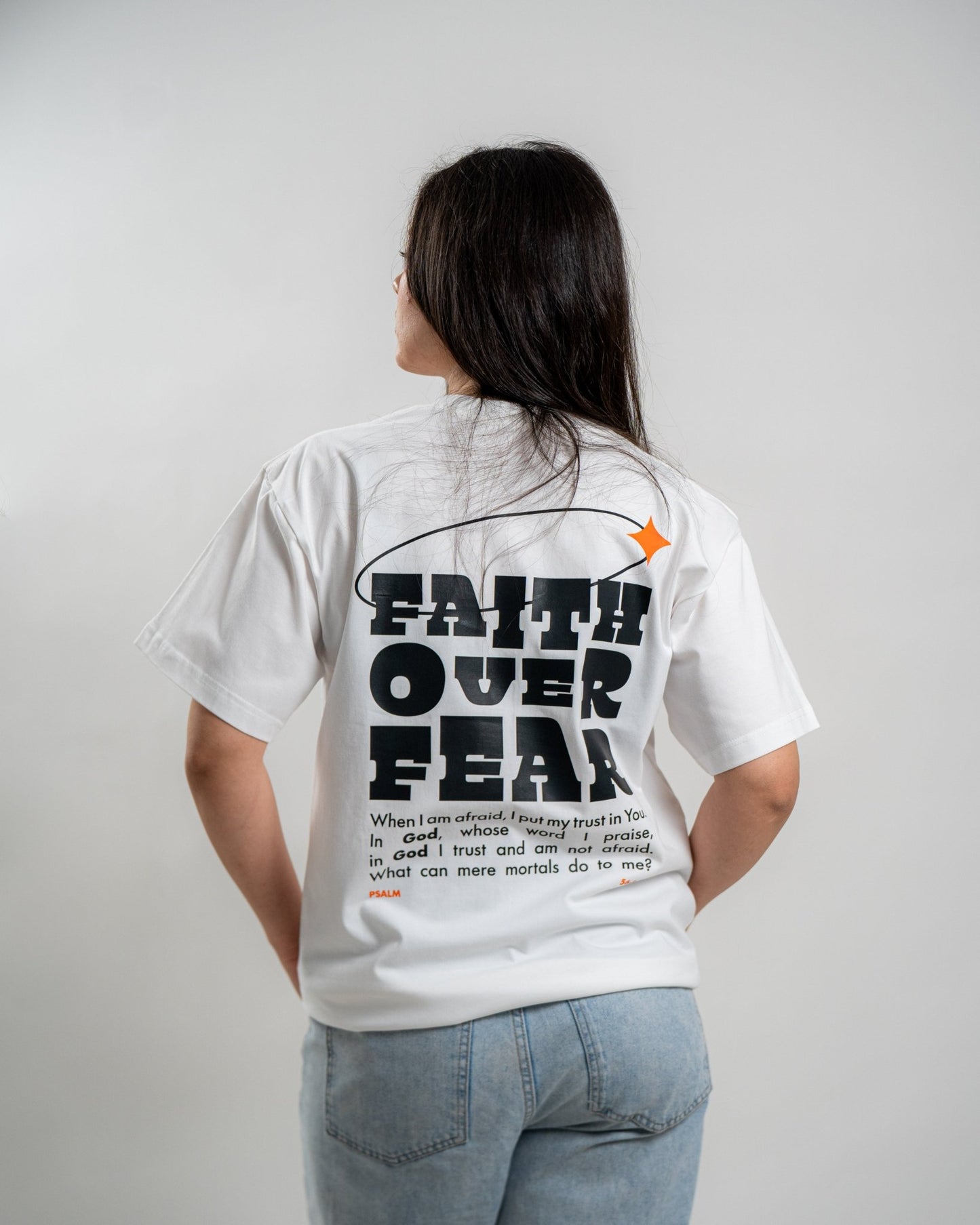 Psalm 56:3 - 4 – Oversized T-shirt - Woman - Lord Inspired