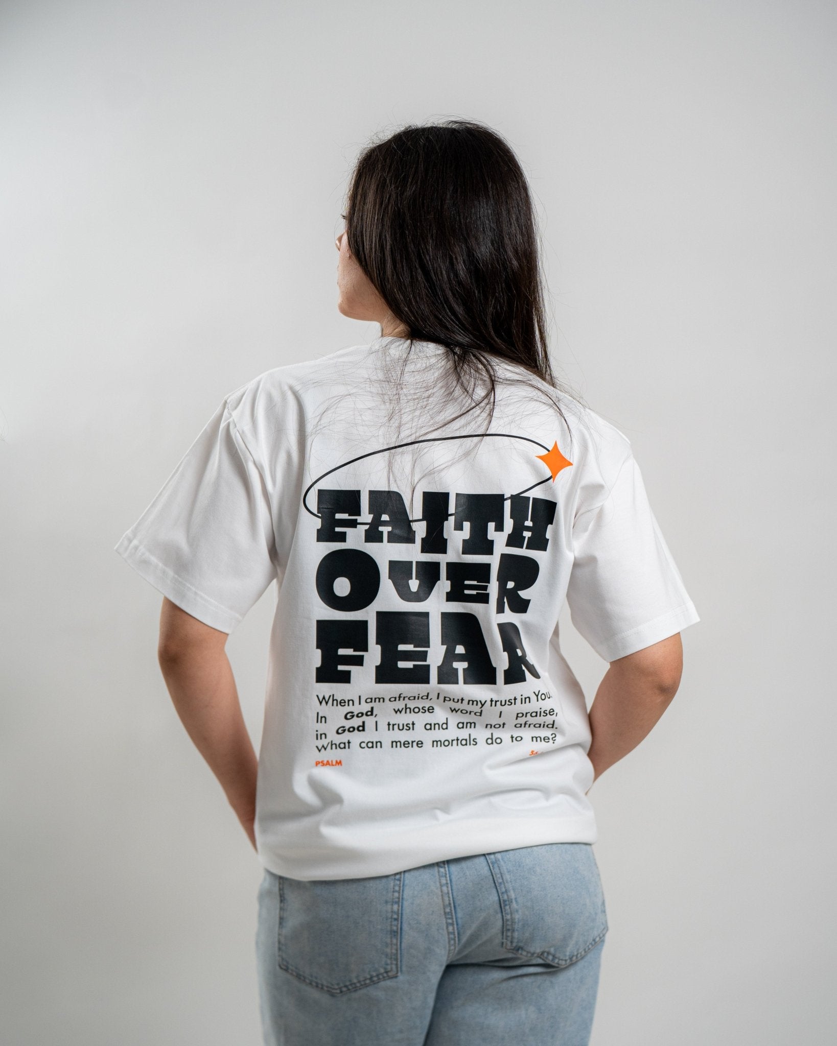 Psalm 56:3 - 4 – Oversized T-shirt - Woman - Lord Inspired